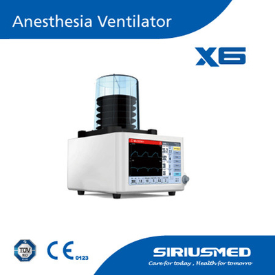 Azionamento pneumatico del ventilatore della macchina di anestesia di PRVC e controllo elettronico