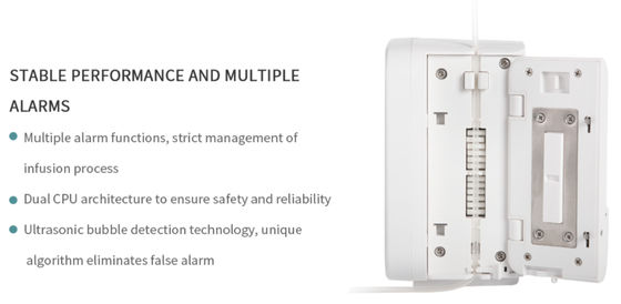 Pompa siringa di Purple Horn e pompa per infusione 1-1800ml/h regolabili