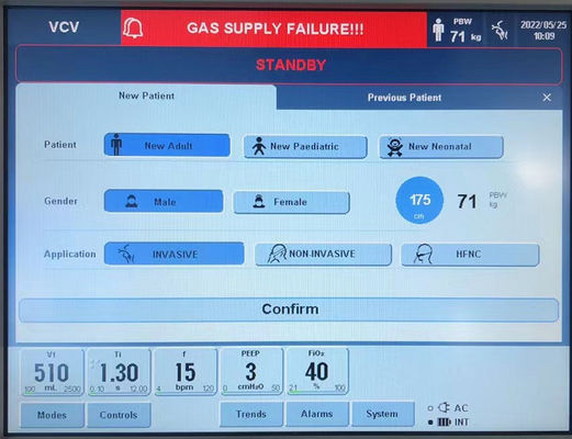 Portatile del ventilatore di Purple Horn della stanza di Icu elettrico per l'adulto