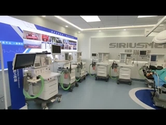 Dispositivo respiratorio per cure critiche con touch screen per pediatri e adulti